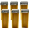 dstil Set di cartucce di cera Argan con 6 pezzi 100 ml cartucce di cera calda per la rimozione dei capelli roll-on set di ricarica