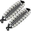 Generic Fermaglio per capelli a banana, doppio fermaglio a banana con pettine, 2 accessori antiscivolo per lo styling classico, forte tenuta per stili spessi, sottili e ricci