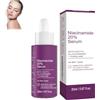 SKZKK Siero viso 20% niacinamide, illuminante, migliora l'elasticità, idratante, antirughe, uniforma il tono della pelle, leviga le linee sottili, riduce la pigmentazione (1 pz)