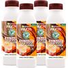 Garnier Fructis Balsamo Hair Food Macadamia Azione Lisciante per Capelli Secchi e Ribelli Formula Districante e Vegana con Ingredienti 97% di Origine Naturale - 4 Flaconi da 350ml