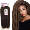 Ser Mulher SUPER KINKY - Extensions, Extension Sintetiche Capelli Ricci Stile Afro Marley, crochet braids removibili 65cm, 120gr (6 Castano Chiaro)