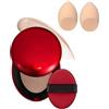 Generico Air Cushion Foundation Make-up, SPF40 PA++ Super Fit Air Cushion Foundation Make-up, Crema Illuminante Invisibile Dei Pori, Copertura Completa, Durevole