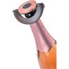 AdHoc FV54 tappo denso per champagne e champagne GUSTO, plastica/silicone, nero e rosa