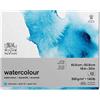 Winsor & Newton Carta per acquarello, Grana Fine, 300gr, Miscela Di Fibre di Cotone 25% e Cellulosa, Bianco Naturale,, Priva di Acidi, 40,6 x 50,8cm, Blocco incollato 1 Lato, 12 Fogli