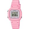 Casio LA20WH-1ACF Orologio da donna classico digitale in resina nera, rosa/bianco, Digitale, movimento al quarzo
