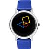 Aristo - Orologio da polso da donna in stile Bauhaus in diverse combinazioni di colori - 100 anni Bauhaus Jubliäum - Made in Germany, Nero con fascia blu, cinghia