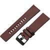 ROUHO Cinturino in Vera Pelle Orologio Quadrante Grande, Bracciale di Ricambio Impermeabile Durevole Uomo per Diesel-Caffè + Nero Fibbia 32mm