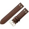 ROUHO Morbida Vera Pelle Cinturino Orologio Ricambio Cinturino, Doppia Fibbia ad Ardiglione per Hamilton Khaki Field H70595593 & H70655733