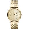 Armani Exchange Orologio da uomo, movimento al quarzo a due lancette e cassa da 40 mm con cinturino in acciaio inossidabile o in pelle, Tono oro