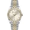 FREDDY Orologio da Polso Donna Joy, Joy Orologio da Donna Cinturino in Acciaio, Cassa Tonda 30 mm - Bicolore Gold Gemme