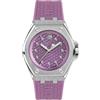 Philipp Plein Orologio analogico al quarzo PLEIN EXTREME LADY, Lilla, cinghie