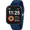 Sector No Limits Wristwatch Smartwatches Fashion da uomo mid-34317, blu, 43mm, striscia