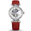 Sea Gull SEA-GULL Orologio da donna con cinturino in pelle impermeabile scheletro meccanico automatico per orologio da donna serie 6002L, 811.15.6002l-r