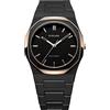 D1 Milano Unisex Analogico Quarzo Orologio con Cinturino in Policarbonato PCBJ35, Nero, Classico, nero, Classico