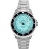 RATIO FreeDiver, orologio subacqueo con vetro zaffiro giapponese, automatico, resistente all'acqua fino a 200 m, orologio subacqueo da uomo, Blu ghiaccio., Subacqueo