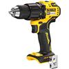 DEWALT - Trapano a martello compatto da 20 V, brushless da 1/2 pollici Mandrino a cricchetto, LED (solo strumento) (DCD798B)
