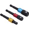 Blue Spot Tools - Adattatori a bussola a impatto codificati a colori (1/4-3/8-1/2)