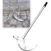 SCMYZLYD Estrattore per pali a T, Estrattore di pali for l'estrazione alberelli, metallici, ceppi, spazzole e radici