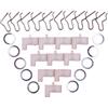 LIWaaGe 10 set for FC55 FS38 FS45 FS46 FS55 BG55 BG85 BG65 TS400 HL45 Kit rondella elastica for nottolino di avviamento for decespugliatore 4116 195 7200