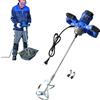EFAN Miscelatore per malta 2600W, 6 velocità di regolazione, asta a spirale M14 per malta Ø 120 mm, frusta per vernice per rivestimento, gesso, cemento - Blu