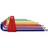 PB Swiss Tools 212LH-10RB Gekleurde kogelkop-inbussleutelsets