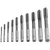 Tissting Machine Reamer, 10 Pcs, 3-12mm, Straight Flute, HSS, H7 Precision for Elaborazione Modelli e Lavorazioni Artigianali