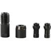 Générique Angolo Grinder to Die Grinder Adapter Set 5/8-11 Arbor to 3mm & 6mm Collet Chuck, Heavy Duty Straight Chuck Converter for Rotary Burrs Legno Carving Metal Grinding Polishing Attachment