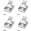 TopHomer Confezione da 4 ganci a clip per cintura, in acciaio inox, morsetti per trapano da 20 V, fibbia per cintura compatibile con Dewalt DCD980 DCD985 DCD980L2 DCD985L2 DCD780
