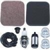 DORFEY Adatto for Sthil FC75 FC85 FS75 FS80 FS85 HS75 HS80 BG75 FS85R HL75K HS85 Trimmer Kit di riparazione del tubo flessibile del prefiltro del carburante dell'aria