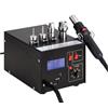 ANFEL Stazione Aria calda ANFEL AN-939L Saldante Dissaldante Componenti SMD Digitale LCD Variazione Temperatura e Flusso Aria Modello Professionale con Pompa all'Interno della Stazione + 4 Ugelli Inclusi