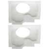 DORFEY Kit di pulizia del filtro dell'aria da 2 pezzi/lotto adatto for motosega S-t-i-H-L MS170 MS180 018 017 MS180C MS170C MS 170 180