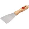 La zappa Spatola per stuccatori ART.505/I in acciaio inox e manico in legno con inserto cacciavite a croce (2)