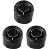 WheatThrive 3 pezzi 1/2 pollice nero pinza dado tuffo router parti con foro centrale da 12,7 mm compatibile con 3612