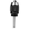 Ylwxzenith Drill Chuck Back Pull Self Tightening 3 Jaw Straight Shank Lathe Drilling Tool APU13 MTB2, Morse 2 Taper Shank, 42CrMo Material, High Performance Locking System, for Lathe,