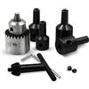 Sandyseptember Morsetto per trapano JT0 per mini progetti di trapano, compatibile con punte da 0 3 mm a 4 mm per una maggiore efficienza (4 mm)