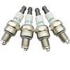 UYTGFO Adatto for Stihl, H0nda, Robin, Mitsubishi, Briggs Stratton, Makita, decespugliatore, soffiatore, motore a 4 tempi, CMR7H, 4 pezzi, candela