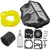 UHESWQ Misura for Husqvarna 136 137 141 142 Collettore di Aspirazione Kit di Riparazione Carburatore Motosega Parte di Ricambio di Ricambio Aria Filtro Del Carburante Tubo Linea