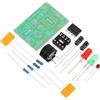JECOMPRIS Kit Elettronica Ne555 Multivibratore Componenti Resistenti in Resina Epossidica 3 Pezzi Doppio Effetto Luce Lampeggiante per Scopi Educativi e Fai-da-te