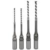 Eujgoov 4 Pezzi Punte Trapano per Fori Quadrati Punte Trapano per Fori Quadrati, per per, per Set di Strumenti per Foratura del Legno per in Acciaio per Cuscinetti per la Lavorazione del Legno