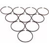 UYTGFO Adatto for Oleo-Mac 727D/S/T Sparta 25 0T for EFCO 80 STARK decespugliatore motosega cilindro 726 anello pistone(10 PCS)