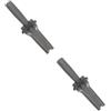 Gadpiparty 2 Pezzi Spaccapietre Attrezzo Mano Cuneo Scalpello Per Rafforzare Barre Di Leva Per Impieghi Gravosi Scalpello Spaccalegna Calcestruzzo Opere Murarie Muratura Black Ferro Da Stiro