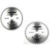 Toolzone TCT - Lame per sega circolare, 2 pezzi, 300 mm, 40 e 60 denti