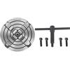 Rjrjc 4 Jaw Indipendente Tornio Mandrino Forte Forza di Bloccaggio Workholding Strumento 125mm 3000r/min