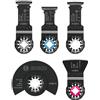 BOSCH Starlock® OSL005L - Set di 5 lame oscillanti multifunzione in carburo di carburo