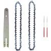 ZHLWei Catene for motoseghe in acciaio da 8 pollici Catene for accessori for motoseghe elettriche SET di catene for motoseghe elettriche di ricambio