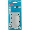 Makita Set di carta vetrata, sistema a 8 fori, colore: bianco