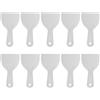 QUARKZMAN 10Pc Spatola Stucco 3.9 Larghezza 2mm Sottile Flessibile Coltelli Stucco Plastica Per Nastratura Cartongesso Stesura Pittura Graffiatura Parete Grigio