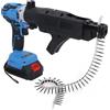 Generic Pistola a Vite a Catena Efficiente per Chiodo per Trapano Automatico per l'installazione del Soffitto della Casa con Supporto per Molla in Acciaio e Batteria per Utenti di Trapani Elettrici
