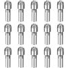 QUARKZMAN 15pz Mandrini per Trapano Colletto da 2.3mm Lunghezza 18mm Mini Smerigliatrice Elettrica Cambio Rapido Utensile di Sostituzione per Utensili Rotativi