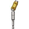 dvnFWKc Estensione universale per trapani, Punte ad anello magnetico esagonale da 1/4 Bit Asta di prolunga Cambio Supporto Guida guida Punta a vite 3 pezzi(Yellow White)